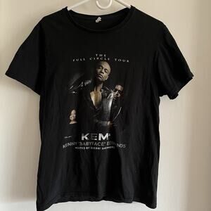 Kem & Kenny Babyface Edmonds Full Circle Tour Shirt  2022 Fit M